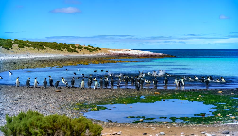 magellanic penguins in argentina