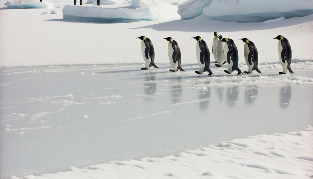 navigating icy winter path