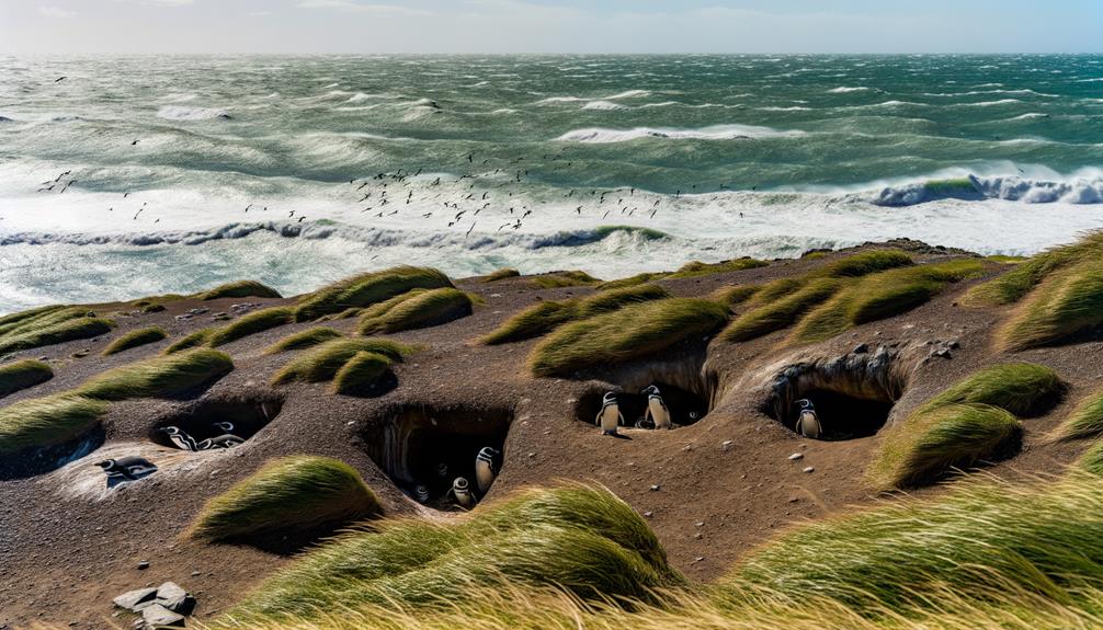 nesting birds seek safety