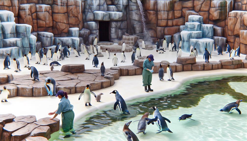 penguin captivity living conditions