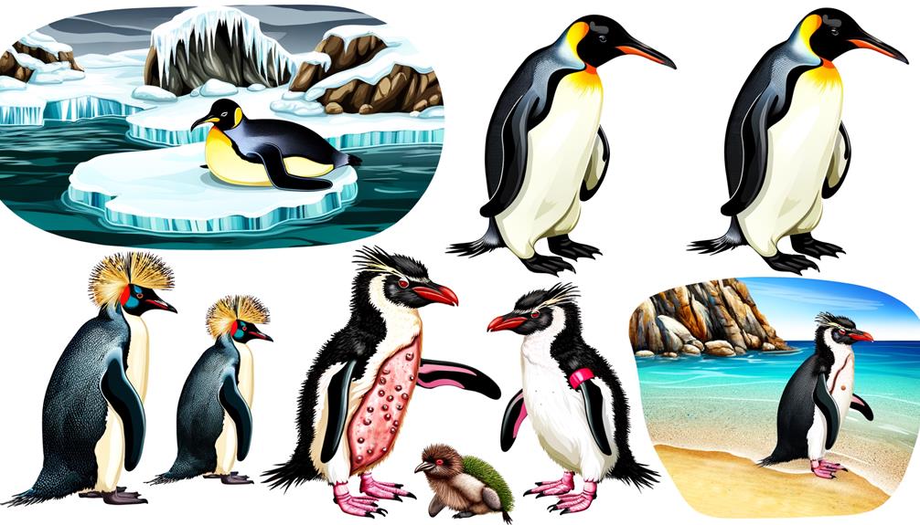 penguin characteristics and habitats