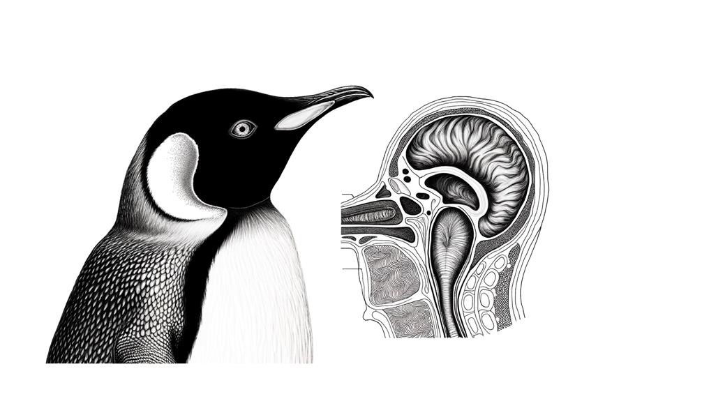 penguin ear structure details