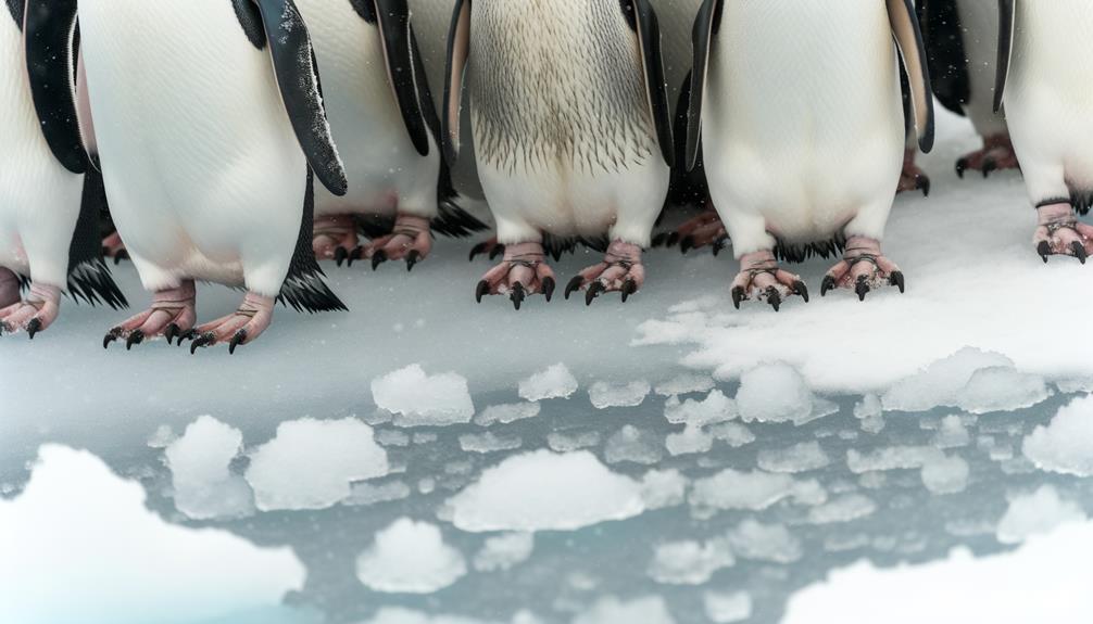 penguin feet freeze mystery