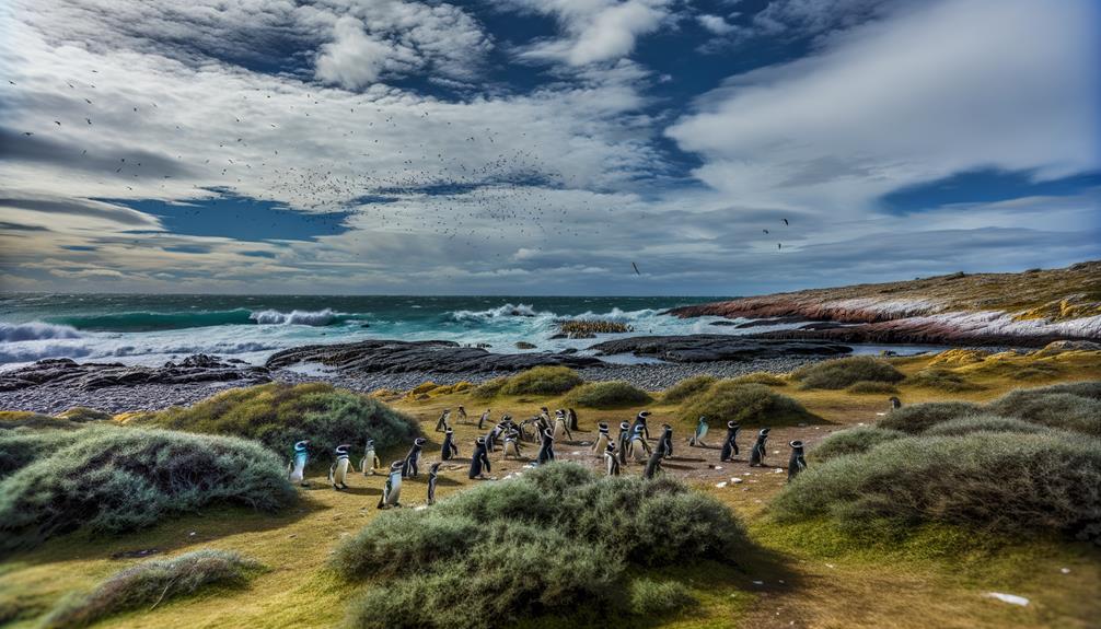 penguin habitat in patagonia