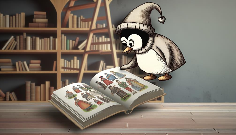 penguin imagery in literature