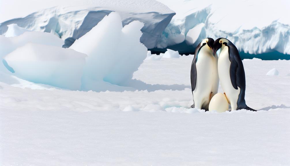 penguin mating and nesting