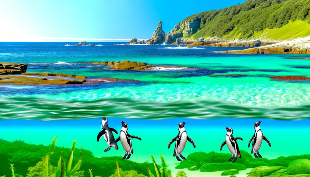 penguin paradise swimming spots