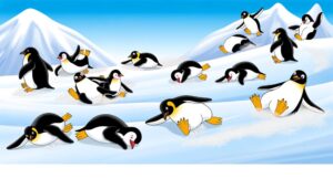 penguin safety when falling