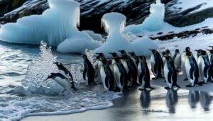 penguins avoid salt water