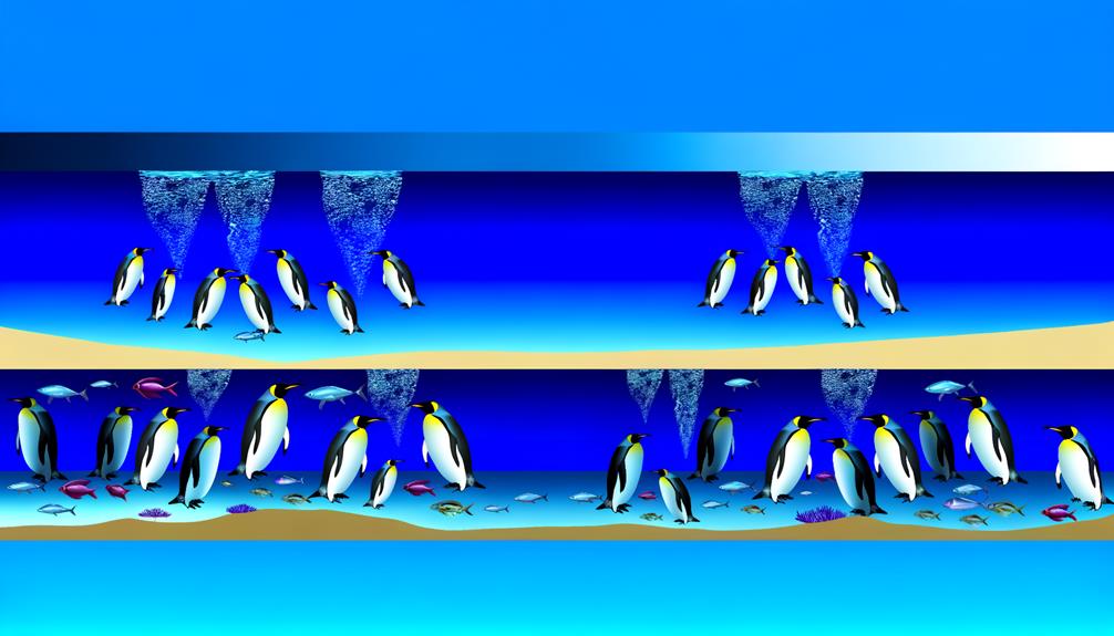 penguins dive over 1 700 feet