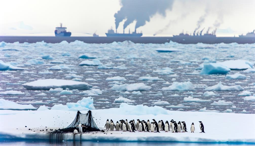 penguins facing human threats