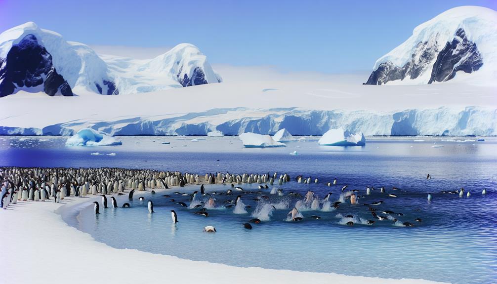 penguins in antarctica and australia