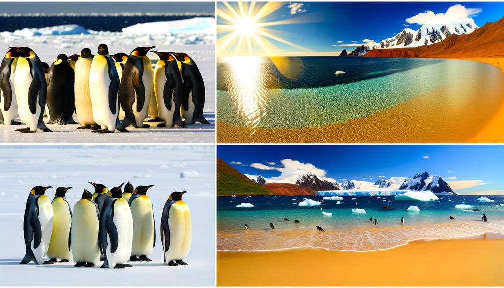 penguins in cold climates