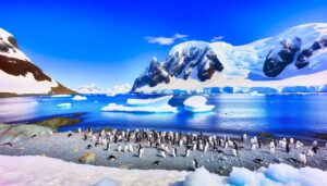 penguins in cold climates