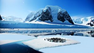 penguins in cold climates