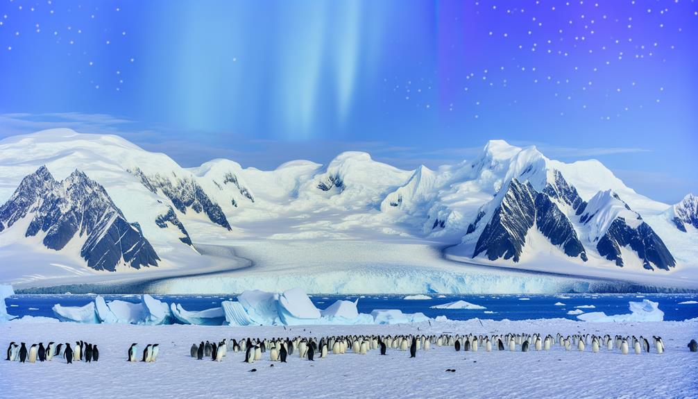 penguins in cold climates