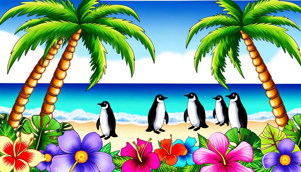 penguins in hawaiian islands