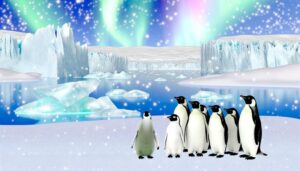 penguins in the southern hemisphere