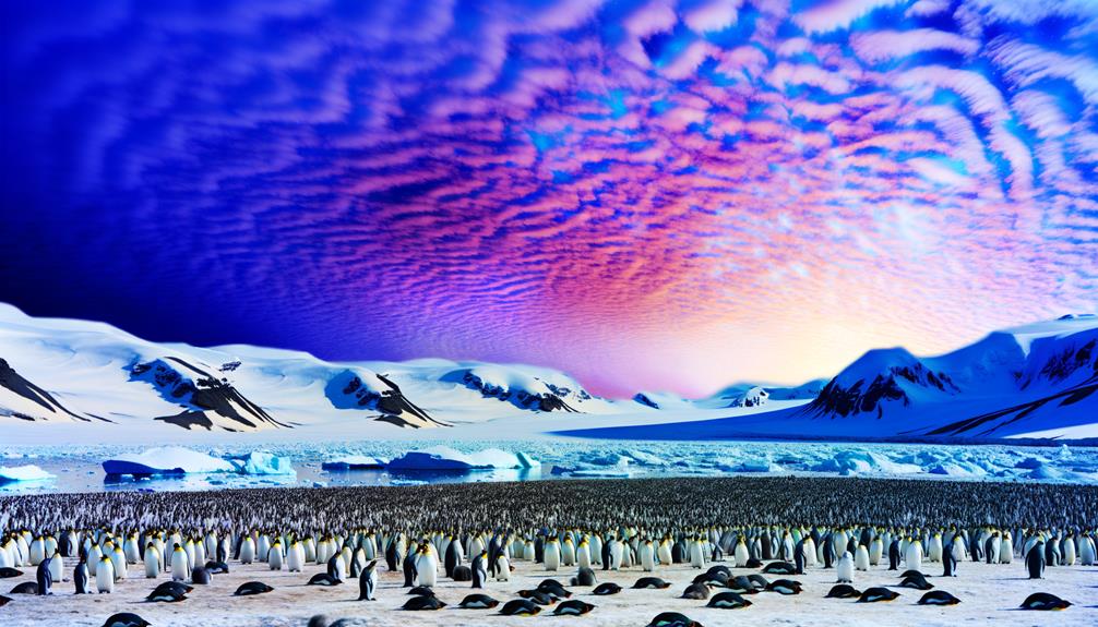 penguins in the tundra