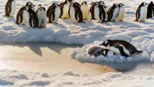 penguins lay eggs cold