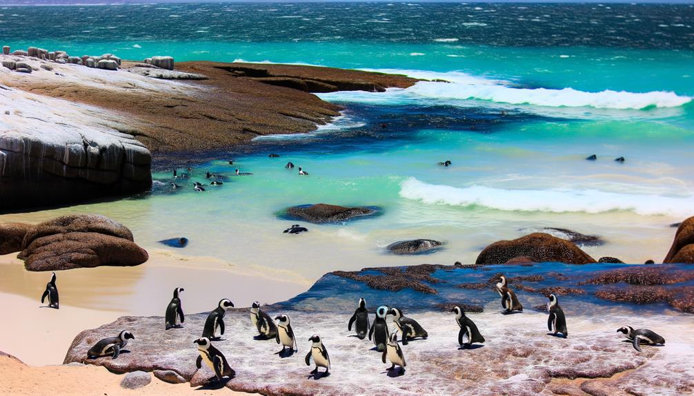 penguins living in africa