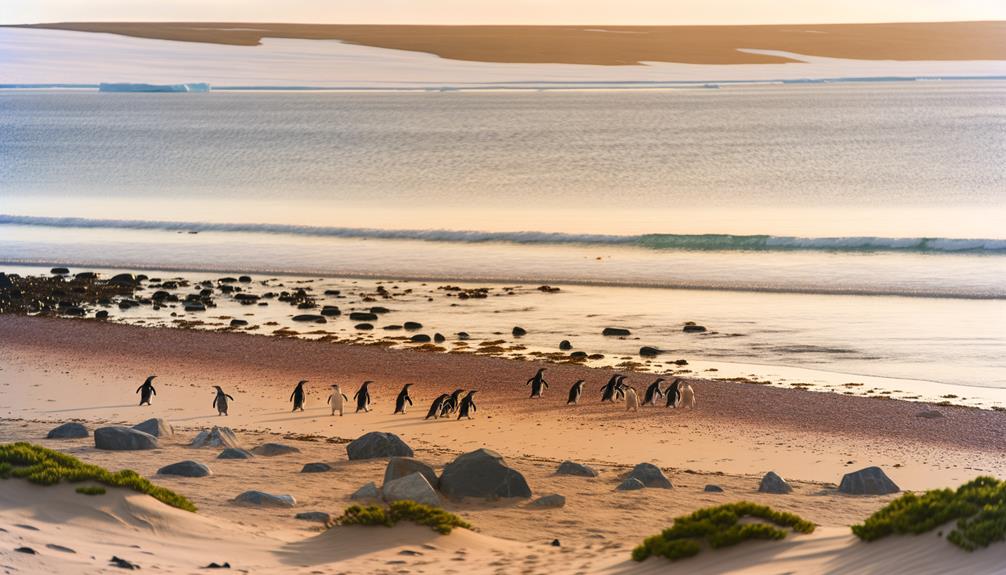 penguins prefer icy habitats