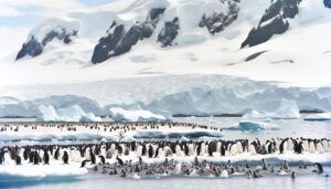 penguins thrive in groups