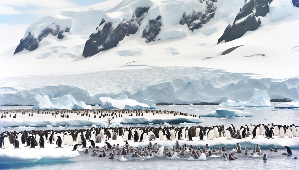 penguins thrive in groups