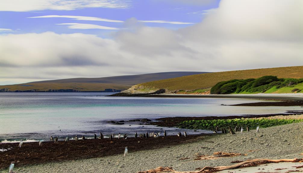 penguins thrive on falklands