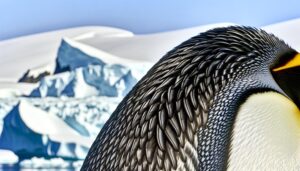 penguins tightly packed feathers