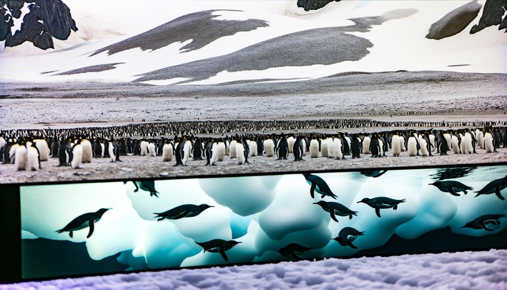 penguins unique black and white feathers