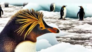 penguins with hair tufts