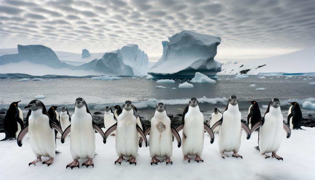 penguins with webbed feet