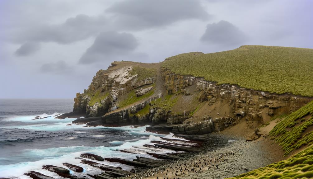 remote island home penguins