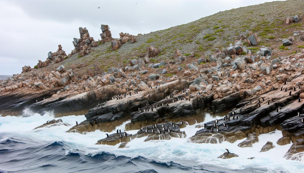 remote rugged uninhabited islands