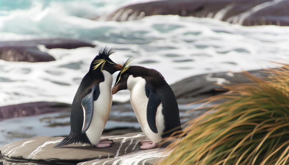 rockhopper penguins are monogamous