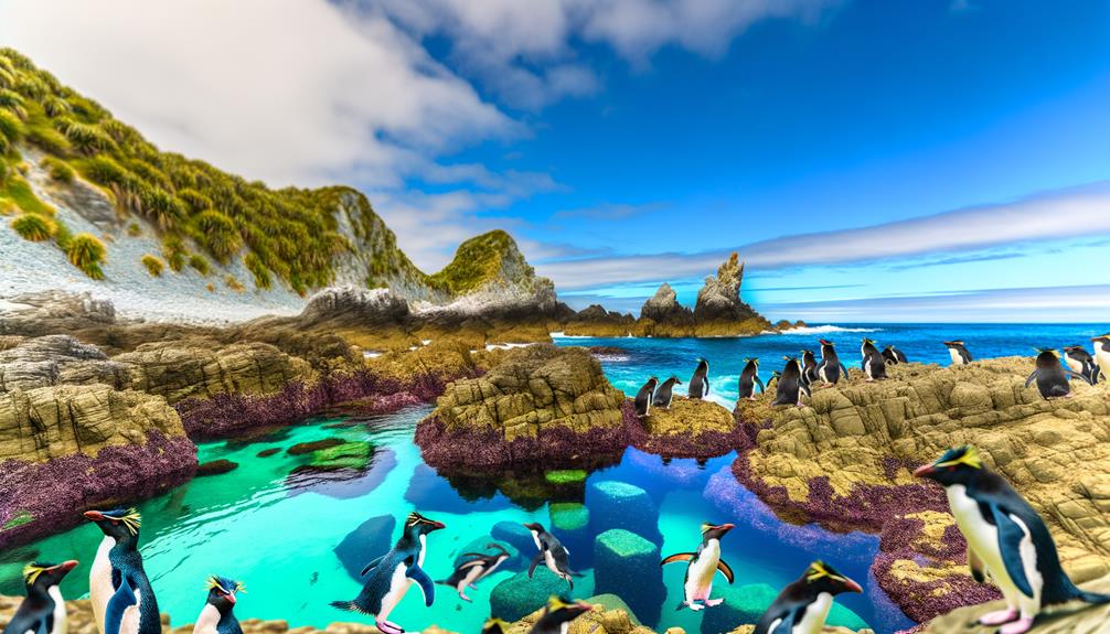 rockhopper penguins in new zealand