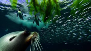 sea lions eat penguins