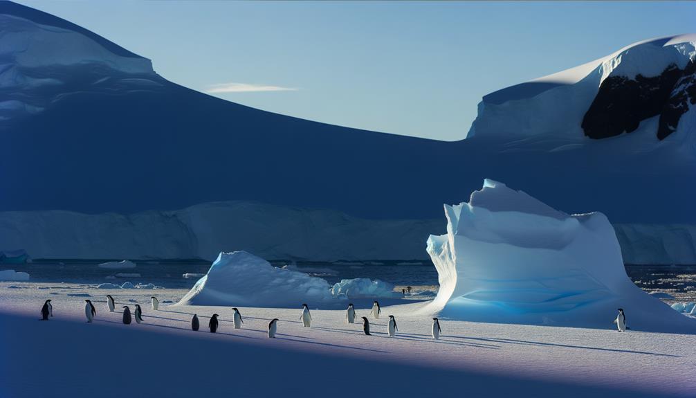 shifting hues in antarctica