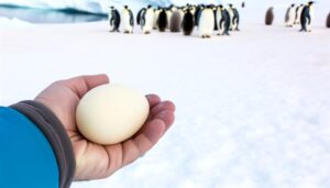 size of emperor eggs