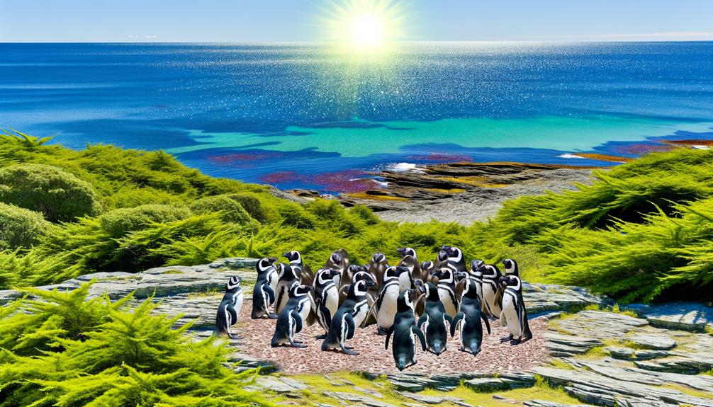 south american penguins habitat