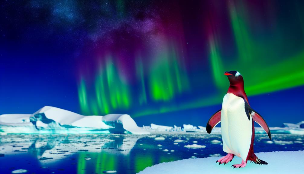 unlock dark red penguin