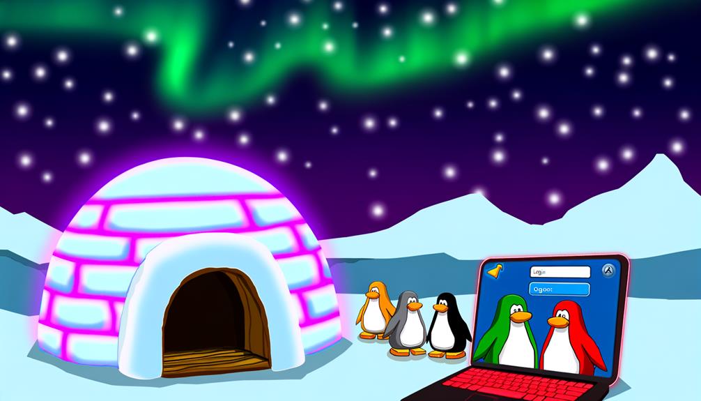 virtual world penguin game