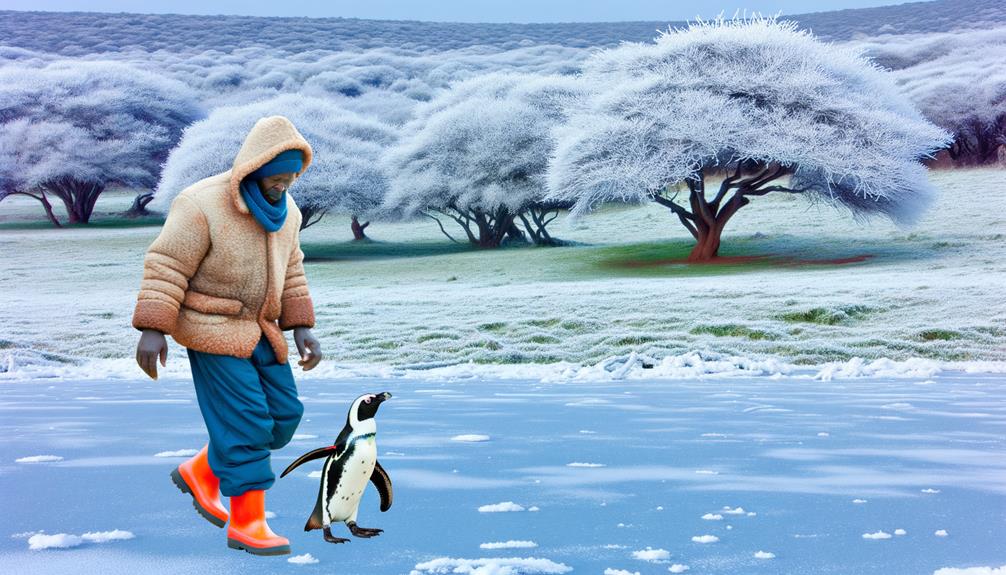 walking like a penguin