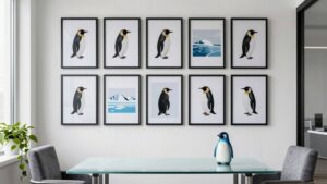 chilly penguin office posters