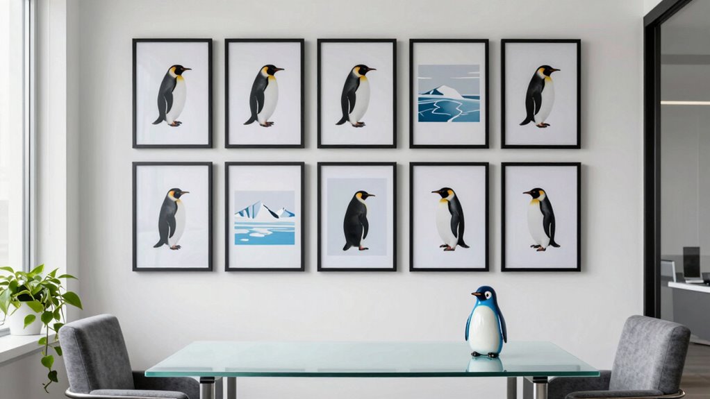 chilly penguin office posters