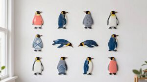 cute penguin wall decals