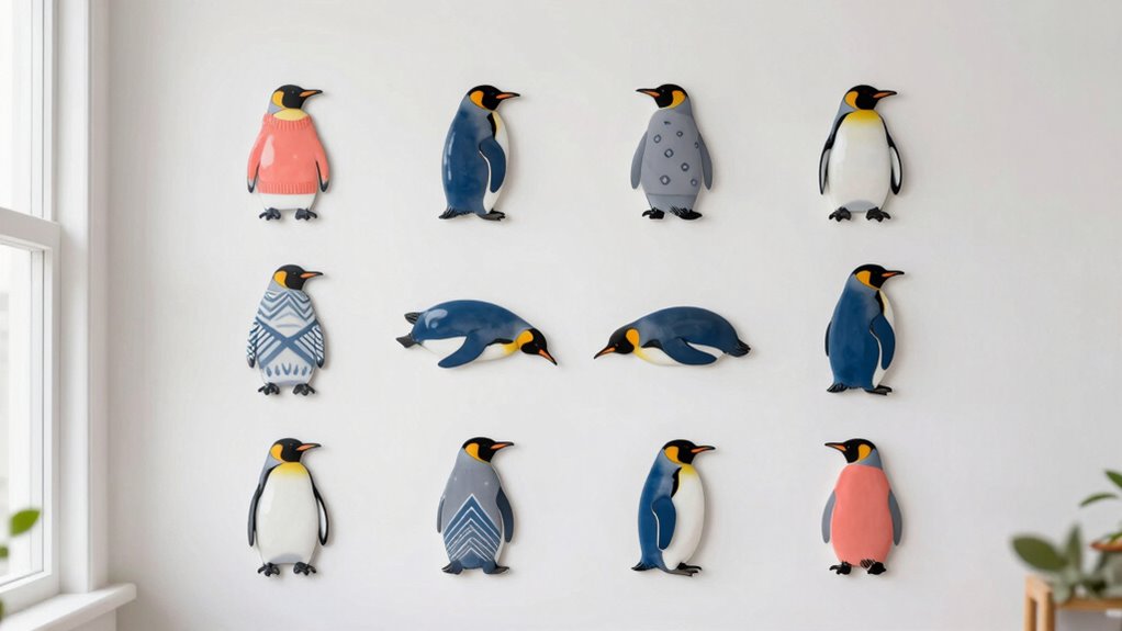 cute penguin wall decals