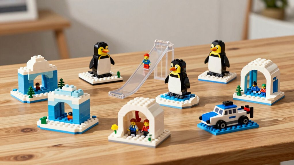 top seven penguin brick sets