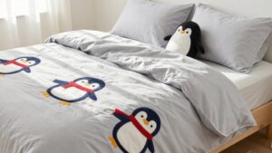 adorable cozy penguin kidsheets